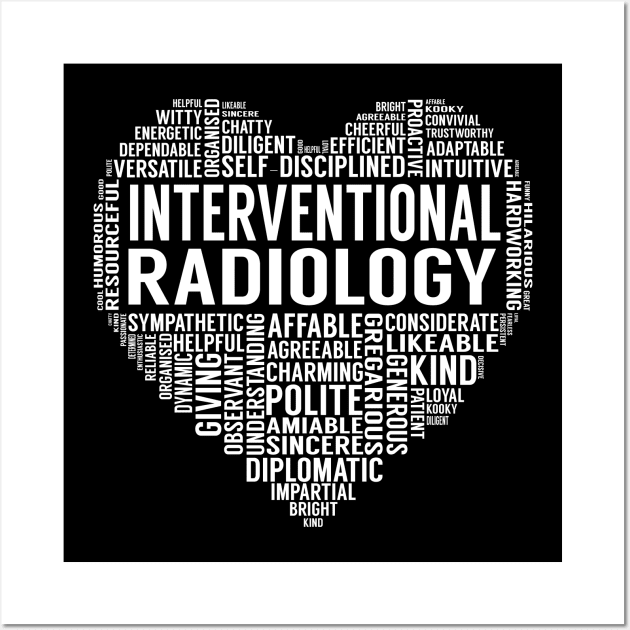Interventional Radiology Heart Wall Art by LotusTee
